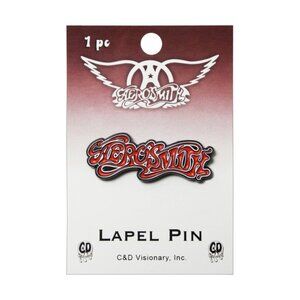 Aerosmith Enamel Lapel Pin - 70s 80s 90s Hard Rock Music Band Apparel Gift NWT